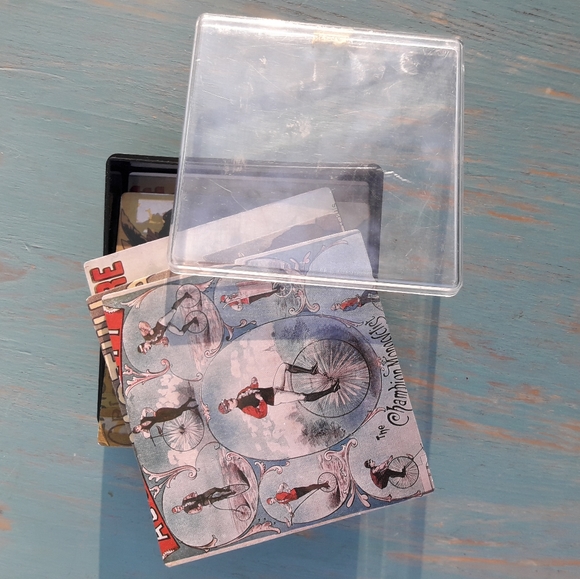 Coaster Set 6 Vintage Drink Coasters Box French - Picture 14 of 16